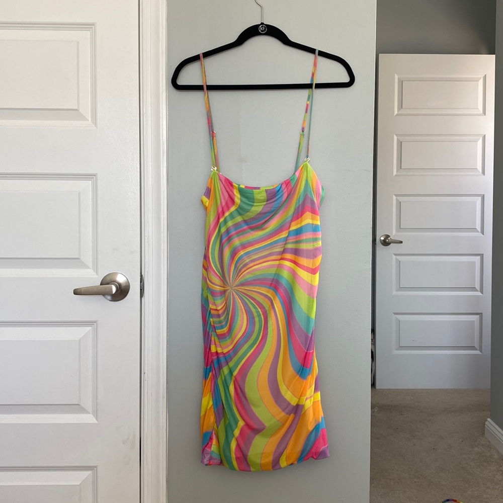 Mumu rainbow dress